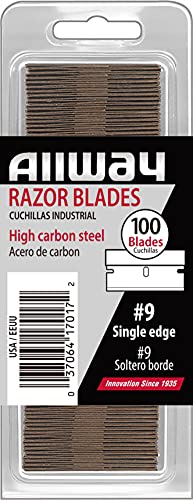 ALLWAY Single Edge Razor Blades, 100-Pack