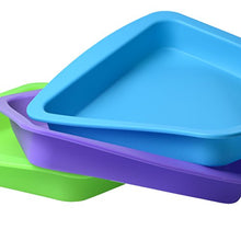 Load image into Gallery viewer, Wax Deep Dish Container Tray - Bulk Set of 3 - Assorted Colors
