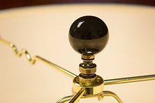 Load image into Gallery viewer, Ceramic Black Ball Antique Base Finial 2&quot; h
