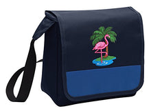 Load image into Gallery viewer, Flamingos Lunch Bag Shoulder Pink Flamingo Lunch Box

