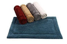 Load image into Gallery viewer, WARISI - Track Collection - Solids Microfiber Bathroom, Bedroom Rug, 34 x 21 inches (Marsala)
