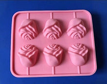 Load image into Gallery viewer, Creativemoldstore 1set New 8-3D Rose (HY1-205) Silicone Cake/Chocolate/Jelly/Pudding/Ice/Candy Baking Pan DIY Mold
