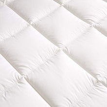 Load image into Gallery viewer, Grandeur Collection Powernap Cotton Top Celliant Fiber Blend Mattress Pad - White King
