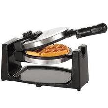 Load image into Gallery viewer, BELLA Classic Rotating Non-Stick Belgian Waffle Maker, Perfect 1&quot; Thick Waffles, PFOA Free Non Stick Coating &amp; Removeable Drip Tray for Easy Clean Up, Browning Control, Stainless Steel
