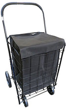 Load image into Gallery viewer, UPT Extra Large Heavy Duty Folding Shopping Laundry Storage Cart with Matching Black Liner Basket Cart Jumbo Size
