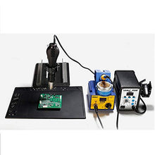 Load image into Gallery viewer, Work Mat for Heat Gun Soldering Iron Kit Protect Workbench Soldering Station Cell Phone, Watch Repair Desk Pad Circuit Board (Black)
