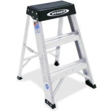 Load image into Gallery viewer, Werner 150B 2 Step Aluminum Step Stool
