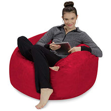 Load image into Gallery viewer, Sofa Sack - Plush, Ultra Soft Bean Bag Chair - Memory Foam Bean Bag Chair with Microsuede Cover - Stuffed Foam Filled Furniture and Accessories for Dorm Room - Cinnabar 3&#39;

