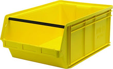 Load image into Gallery viewer, Quantum Storage QMS743YL Magnum Heavy Duty Plastic Storage Bin with Spread Bar, 29&quot; x 18-3/8&quot; x 11-7/8&quot;, Yellow
