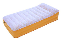 Load image into Gallery viewer, AirCloud PAB-500 Safari 14-Inch High Butterscotch Vanilla Safari Print Inflatable Air Bed, Twin
