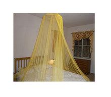 Load image into Gallery viewer, Hoop Bed Canopy Mosquito Net for Crib, Twin, Full, Queen or King Size Bed and Travel Outdoor Events (Yellow)
