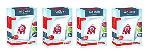 Miele AirClean 3D Efficiency Dust Bag, Type FJM, 16 Bags & 8 Filters