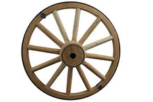 Load image into Gallery viewer, Decorative - Wood Wagon Wheel - 18 Inch x 1 Inch wagon wheel - wood hub
