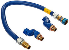 Load image into Gallery viewer, Dormont 1675BPQ2S36 3/4&quot; x 36&quot; Long Gas Hose Double Swivel and Quick Disconnect
