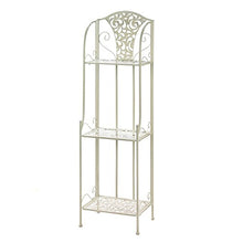Load image into Gallery viewer, Lace Design 49&quot; H Three Shelf Shelving Unit
