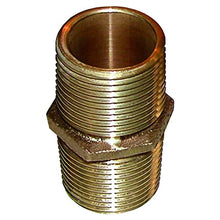 Load image into Gallery viewer, Groco 1&quot; NPT Bronze Pipe Nipple -
