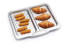 Load image into Gallery viewer, KitchenCraft Divided Baking Tray / Crisper with Non Stick Finish, 40 x 35.5 cm

