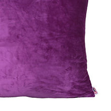 Load image into Gallery viewer, Queenie - 2 Pcs Solid Color Chenille Decorative Pillowcase Cushion Cover for Sofa Throw Pillow Case Available in 11 Colors &amp; 6 Sizes (22 x 22 inch (55 x 55 cm), Purple)
