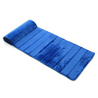 My First Nap Mat Premium Memory Foam Nap Mat with Built-In Removable Pillow, Blue