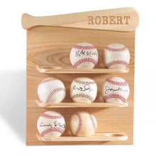 Load image into Gallery viewer, Lillian Vernon Personalized Baseball Display Shelf

