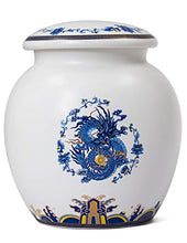 Load image into Gallery viewer, Dahlia Blue and White Royal Dragon Airtight Porcelain Tea Tin/Tea Storage/Tea Caddy/Tea Canister
