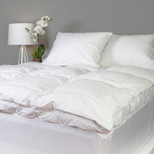 Load image into Gallery viewer, Grandeur Collection Down and Goose Feather Bed 300 Thread Count Cotton by - White Twin
