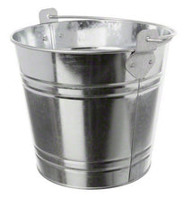 Load image into Gallery viewer, American Metalcraft PTUB87 Natural Galvanized Steel Pail with Handle, 1.16-Gallon, 8&quot; Diameter, Silver
