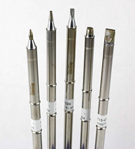Hakko T15 Series Chisel Tip Pack with T15-D08/D12/D24/D32/D52 Tips