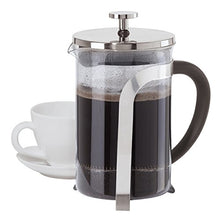 Load image into Gallery viewer, Oggi Stainless French Press, 3 Cup, Stainless Steel, Clear
