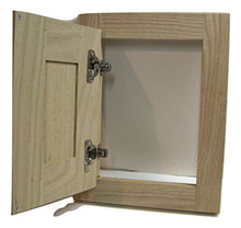 Load image into Gallery viewer, Dynamic-Sales-HVAC com 10x10 Laundry Clothes Chute Door - Oak Framed Unfinished Made in USA
