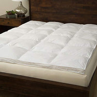 Grandeur Collection 233 Thread Count Cotton Fiber Bed by White Full