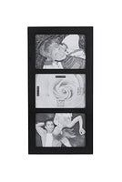 Malden 5x7 3-Opening Collage Picture Frame, Displays Three, Black