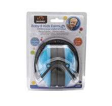 Load image into Gallery viewer, WALKERS Youth Childrens Low Profile Lightweight Padded Headband Adjustable Folding Noise-Reducing Hearing Protection Earmuffs, Blue
