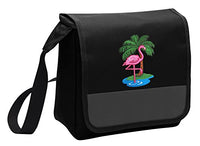 Pink Flamingo Lunch Bag Shoulder Flamingos Lunch Box