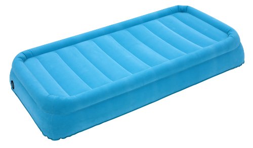 AirCloud CAB-020 Magestic 14-Inch High Inflatable Blue Air Bed with AC Motor Pump, Twin