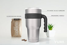 Load image into Gallery viewer, YUMI Handle is a Perfect Fit for All 30 Ounce Yeti and Yeti Rambler Type Tumbler Mugs, Black
