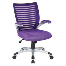 Load image into Gallery viewer, Work Smart Mesh Seat and Screen Back Managers Chair, Purple
