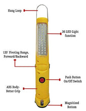 Load image into Gallery viewer, MAGNALite PRO Portable 36 LED Rechargeable Handheld Work Light| Multi-Purpose lamp with magnetic base, pivoting head and hanging hook | Automotive, Maintenance, Camping, and Emergency Cases | 58-23672
