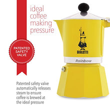 Load image into Gallery viewer, Bialetti 4982 Rainbow Espresso Maker, Yellow
