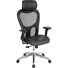 Load image into Gallery viewer, Lorell High-Back Executive Chair, 24-7/8 by 23-5/8 by 52-7/8-Inch, Black
