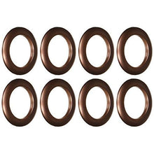Load image into Gallery viewer, Dritz Home 44370 Round Curtain Grommets, 1-9/16-Inch, Copper (8-Piece)
