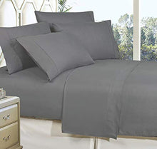 Load image into Gallery viewer, 1500 Thread Count Egyptian Quality 4 pc Sheet set, Deep Pocket Up to 16&quot; - Wrinkle Resistant - All Size and Colors , Queen Gray
