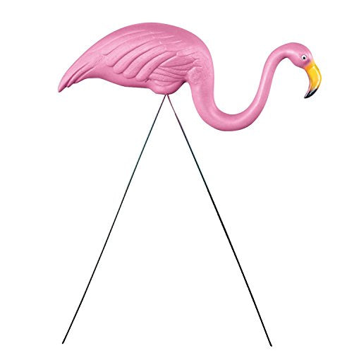 PMU Large Pink Flamingo Yard Decorations Lawn - 24 inch Tall - (2/Pkg) Pkg/6 (12 Units)