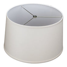 Load image into Gallery viewer, FenchelShades.com Lampshade 14&quot; Top Diameter x 16&quot; Bottom Diameter x 9.5&quot; Slant Height with Washer (Spider) Attachment for Lamps with a Harp (Linen Ivory)
