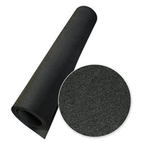 Rubber-Cal Elephant Bark Floor Mat, Black, 3/16-Inch x 4 x 10-Feet