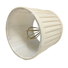 Load image into Gallery viewer, Royal Designs, Inc. Side Pleat Chandelier Shade CS-211EG, Eggshell, 4.5 x 5 x 4.25
