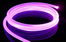 Load image into Gallery viewer, corpereal Solid Core Fiber Optic Cable 7MM Diameter 30M Long Side Glow Light for Outdoor Indoor Lighting Decorations
