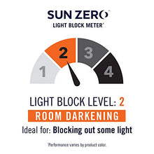 Load image into Gallery viewer, Sun Zero Barrow Energy Efficient Rod Pocket Curtain Valance, 54&quot; x 18&quot;, Black
