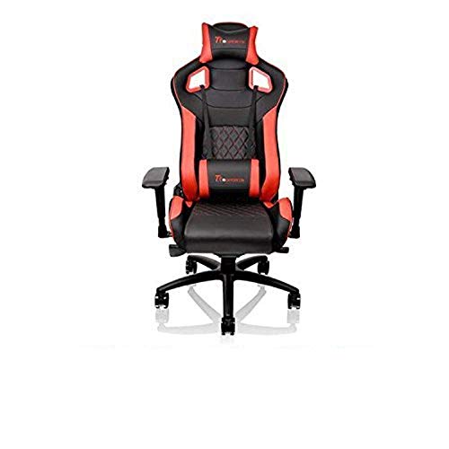 Thermaltake Tt eSPORTS GT Fit F100 Racing Bucket Seat Style Ergonomic Gaming Chair Black/Red