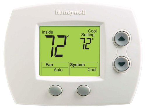 HoneyWell TH5110D1006 1 Heat/1 Cool Thermostat 40 to 90 deg F Heating 50 to 99 deg F Cooling 20-30 Volt AC Premier White FocusPRO